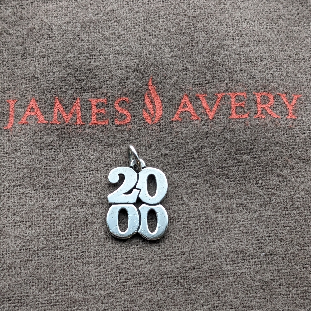 James Avery Retired Stacked 2000 Charm